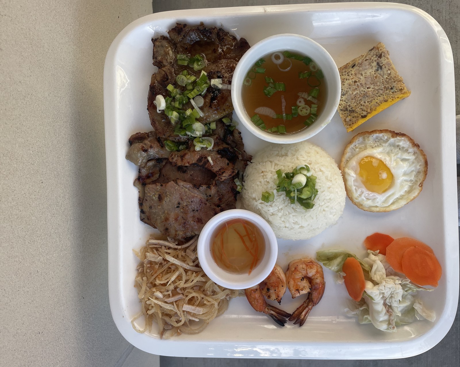 House special combo rice plate