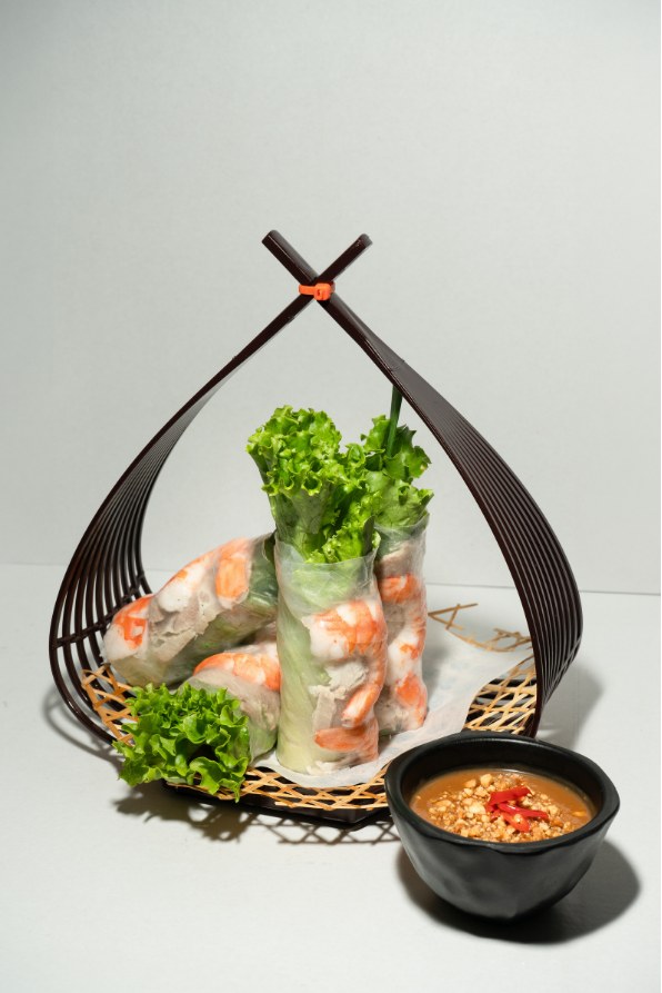 Fresh Vietnamese spring rolls