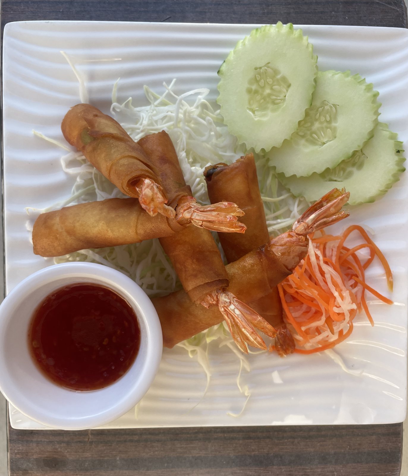 Fried shrimp rolls